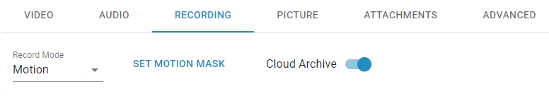 Cloud Archive setting in DM